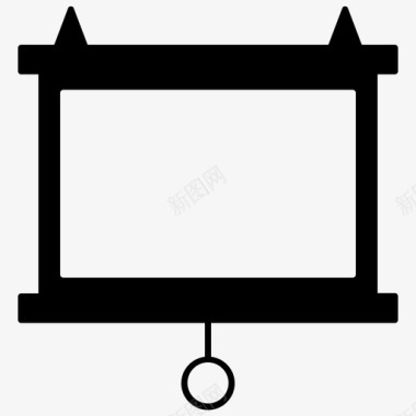 黑板班级屏幕图标图标