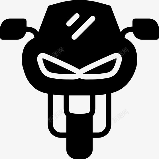 摩托车汽车距离图标svg_新图网 https://ixintu.com 摩托车 旅行 汽车 汽车配件 距离