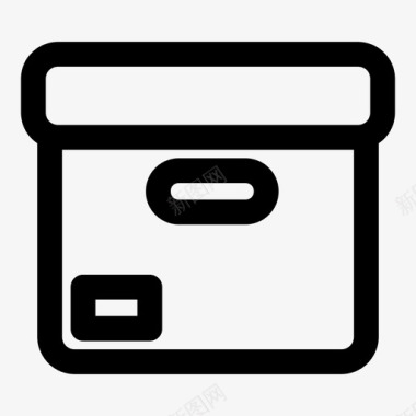 箱子文件柜文件图标图标