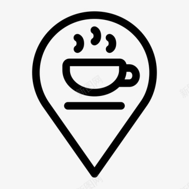 咖啡馆咖啡热饮图标图标