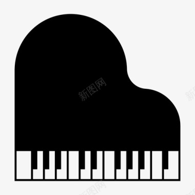 钢琴音乐会fortepiano图标图标