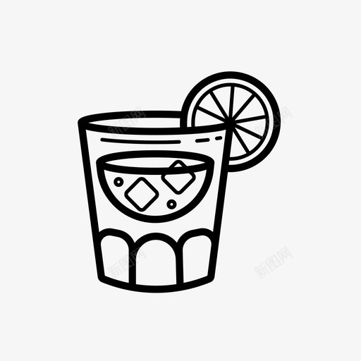 饮料鸡尾酒药水图标svg_新图网 https://ixintu.com 药水 饮料 饮料套装1 鸡尾酒