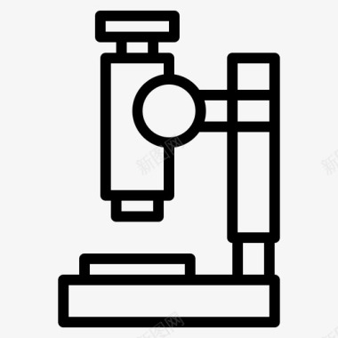 显微镜教育医学图标图标