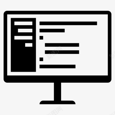 计算机编程编码软件开发图标图标