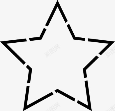 星星明亮奖章图标图标