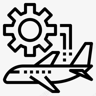 航空工程修理图标图标