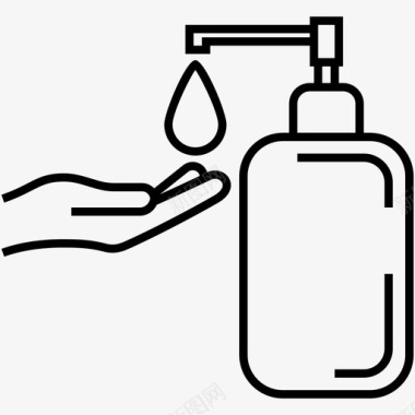 肥皂浴室洗手液图标图标