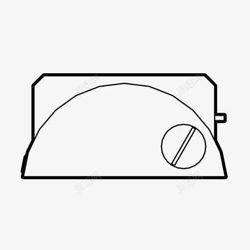 烤面包机家用电器面包烤面包机图标svg_新图网 https://ixintu.com 家用电器 小家电 早餐 烤面包机 面包烤面包机