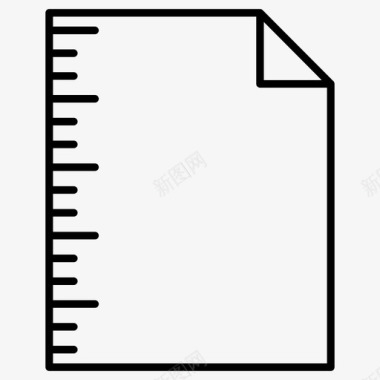 纸张大小pdf阅读器应用程序图标图标