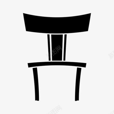 椅子家用放松图标图标