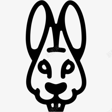 兔子脸小兔子图标图标