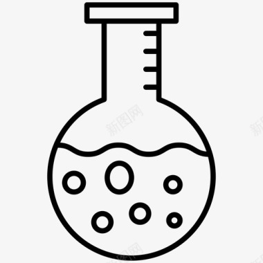 佛罗伦萨烧瓶生物学实验室图标图标