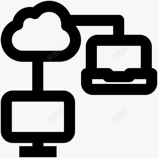 云开发转移图标svg_新图网 https://ixintu.com 云 开发 转移