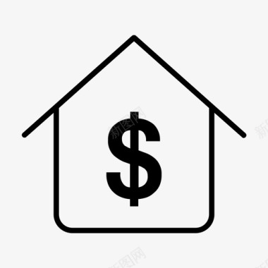 家房子价格图标图标