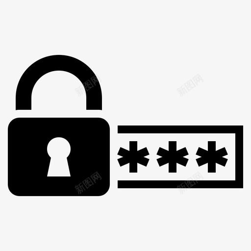 密码输入密码新密码图标svg_新图网 https://ixintu.com 安全密码 安全性 密码 新密码 输入密码