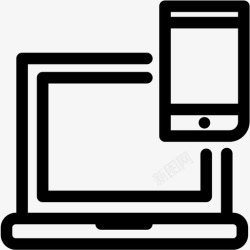智能手机的发展响应式计算机设备图标高清图片