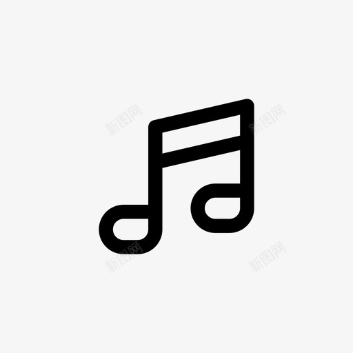 音乐像素完美线条图标svg_新图网 https://ixintu.com 像素完美线条 音乐