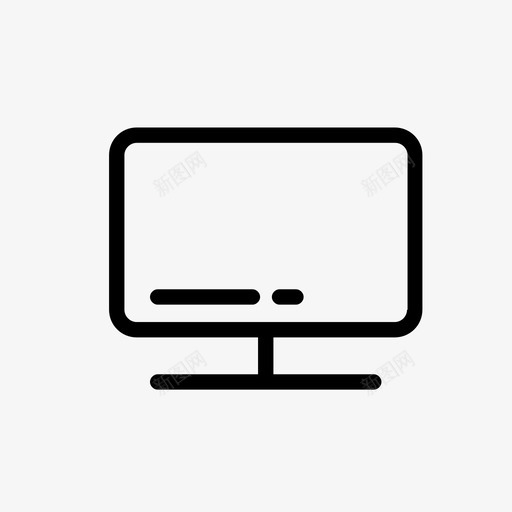 显示器计算机mac图标svg_新图网 https://ixintu.com mac macbook ui元素 windows 屏幕 显示器 计算机
