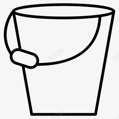 水桶容器水图标图标