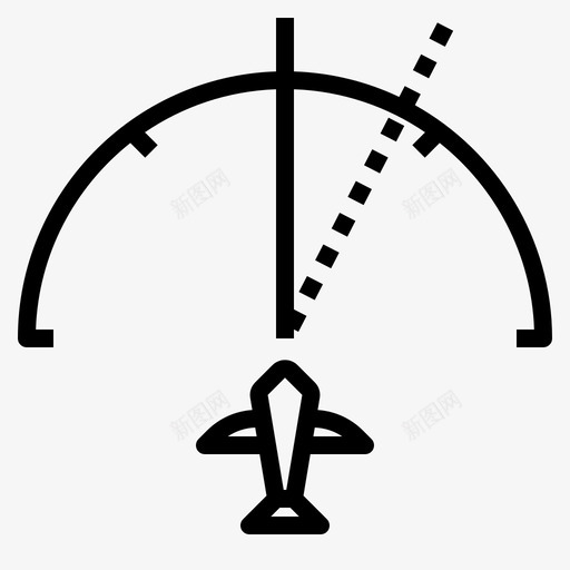 导航航空方向图标svg_新图网 https://ixintu.com 导航 方向 航空 飞行 飞行员