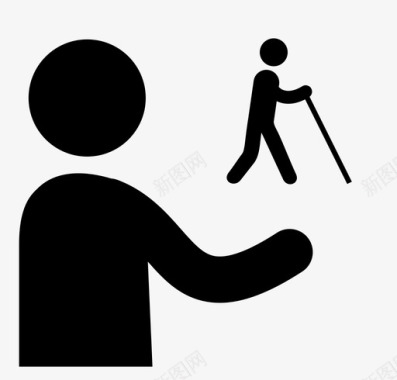 帮助盲人behave图标图标