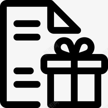 礼物清单盒子礼物图标图标