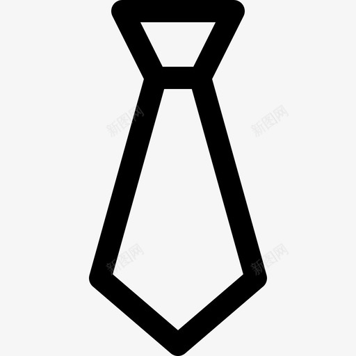 领带衣服结图标svg_新图网 https://ixintu.com 穿 结 衣服 领带