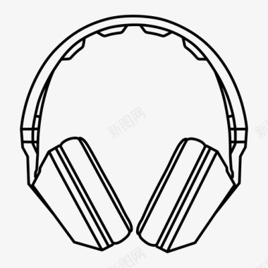 耳机高保真音乐图标图标