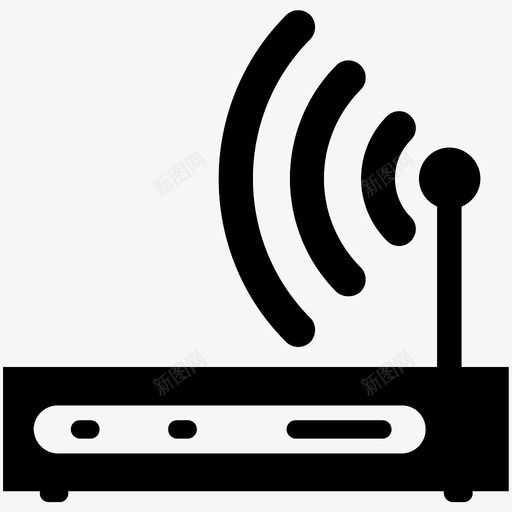 wifi连接免费wifi图标svg_新图网 https://ixintu.com wifi wifi路由器 互联网 免费wifi 技术 连接