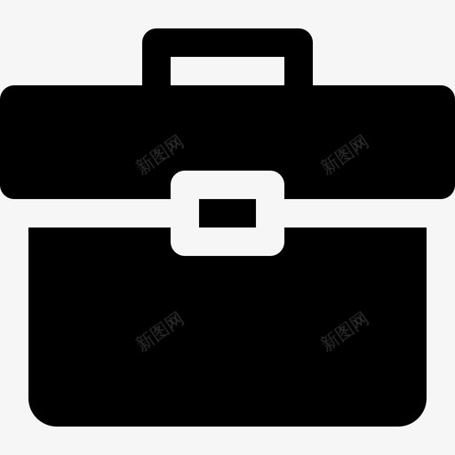 手提箱附件包图标svg_新图网 https://ixintu.com 公文包 包 商务和金融实心图标 手提包 手提箱 附件
