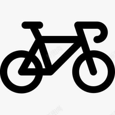 自行车踏板驱动比赛图标图标
