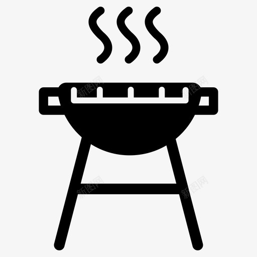 烤架烤肉架烹饪图标svg_新图网 https://ixintu.com 厨房 厨房实心图标 烤架 烤肉架 烹饪