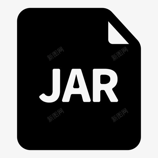 jar文件代码开发人员图标svg_新图网 https://ixintu.com jar文件 java javascript 代码 开发人员 文件扩展名solid 语言