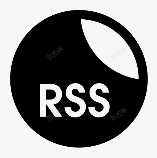 rss文件扩展名svg图标svg_新图网 https://ixintu.com rss svg 文件扩展名