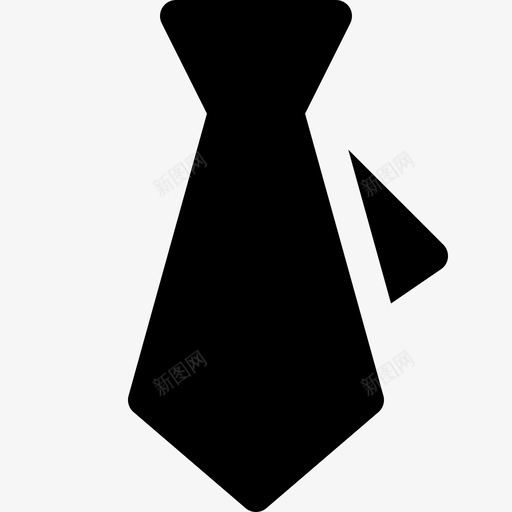 领带着装规范正式图标svg_新图网 https://ixintu.com 制服 商业和金融坚实的图标 正式 着装规范 结 领带