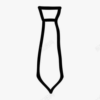 领带饰品时装图标图标