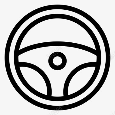 方向盘汽车车轮轮胎图标图标