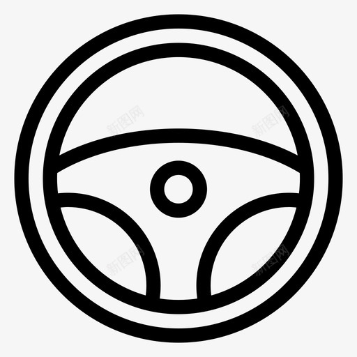 方向盘汽车车轮轮胎图标svg_新图网 https://ixintu.com 其他 方向盘 汽车车轮 轮胎