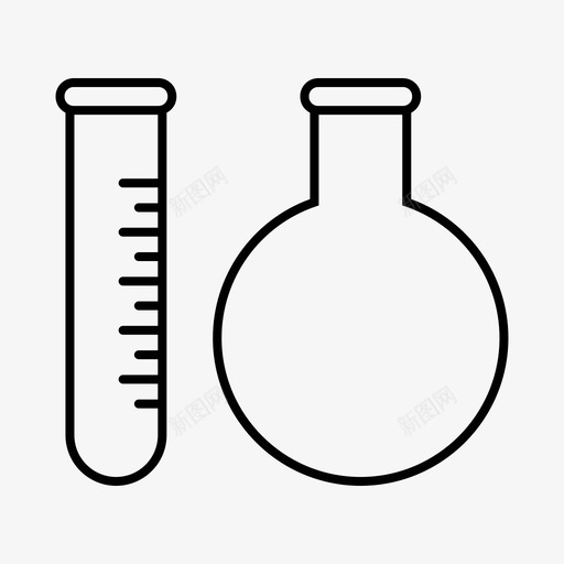 化学教育实验室图标svg_新图网 https://ixintu.com 化学 实验室 教育 研究 试管 通俗大纲
