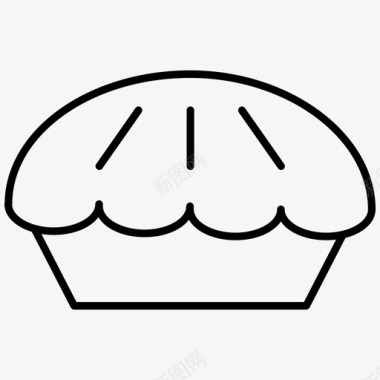 派蛋糕食物图标图标