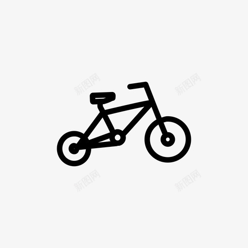 自行车小的图标svg_新图网 https://ixintu.com 小的 自行车
