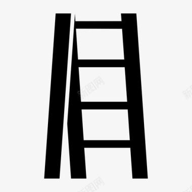 楼梯攀爬施工图标图标