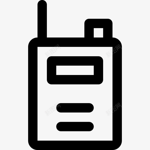 walkietalkie通信无线电图标svg_新图网 https://ixintu.com walkietalkie 发射机 无线 无线电 电话线图标 通信