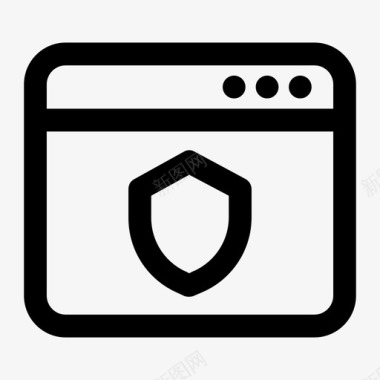 窗户安全图标图标
