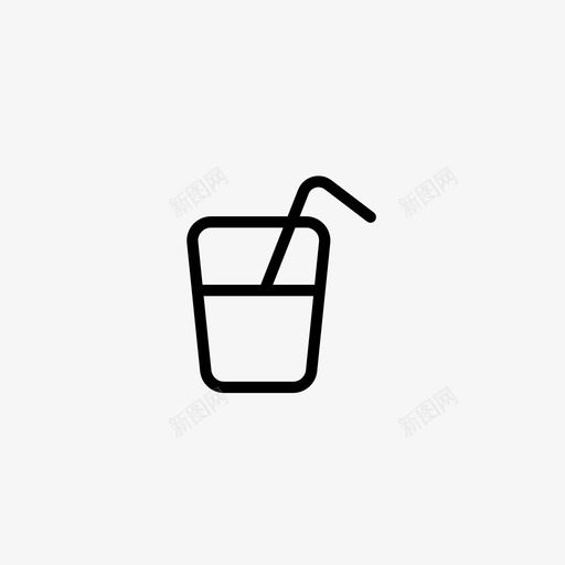 玻璃杯可乐饮料图标svg_新图网 https://ixintu.com 可乐 海鲜套餐11 玻璃杯 饮料