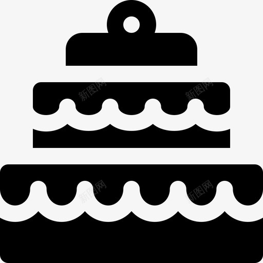 生日蛋糕樱桃甜点图标svg_新图网 https://ixintu.com 场合 堆栈 樱桃 甜点 生日蛋糕 食物