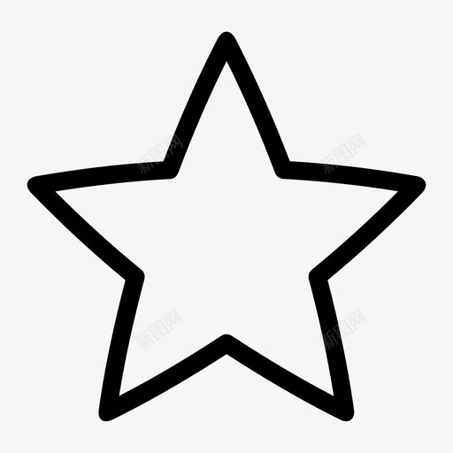 星星最爱速率图标svg_新图网 https://ixintu.com 形状 星星 最爱 速率