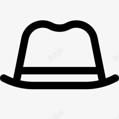 牛仔帽配件头饰图标图标