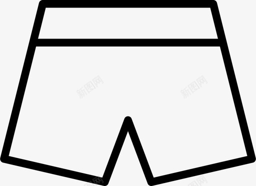 内裤服装拳击裤图标图标