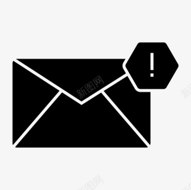 最小化电子邮件办公室图标图标